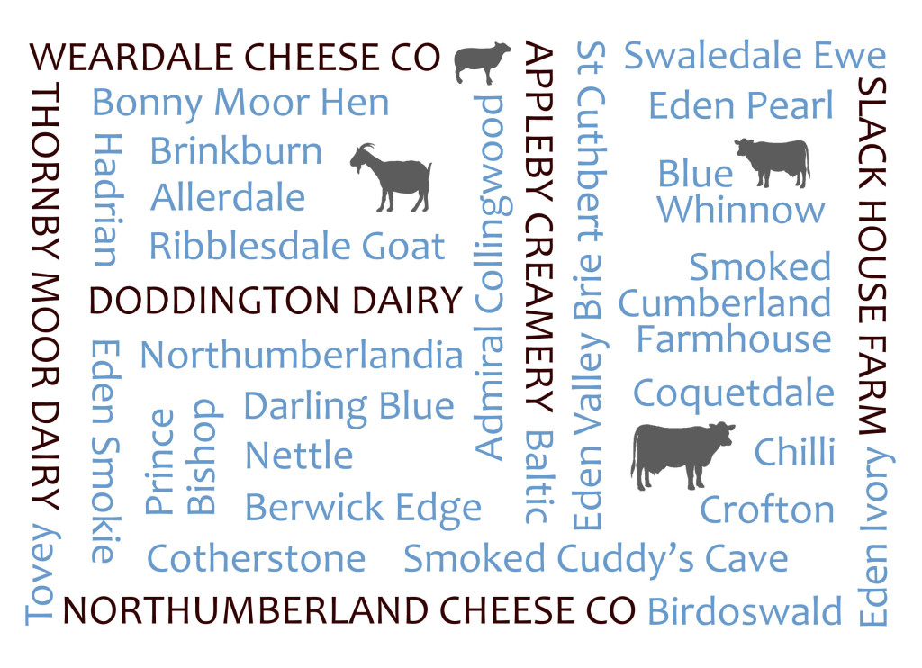 Local cheeses graphic