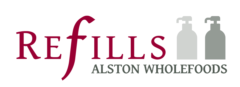 Refills available at Alston Wholefoods