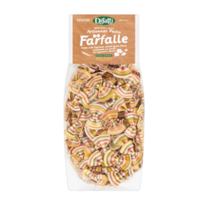 rainbow farfalle pasta